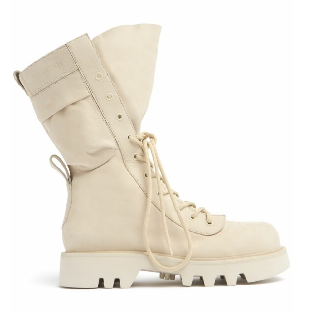 JW ANDERSON 30mm Suede Combat Boots - Picture 1 of 9